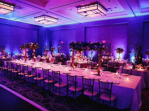 Plongez dans l’ambiance féerique des fêtes grâce à nos salles élégantes